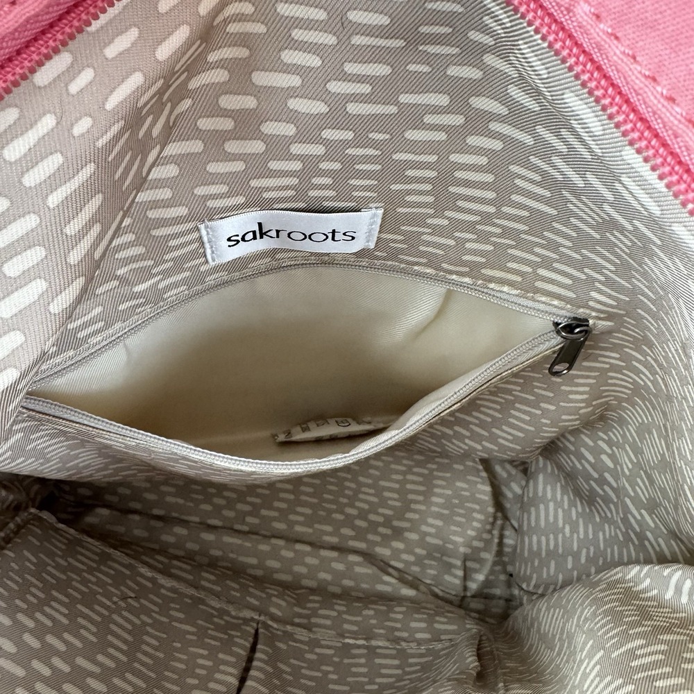 Sakroots Cactus Print Tote Bag W Pouch Straw Beach Vacation Summer Boho NWOT - Picture 5 of 16